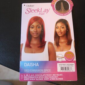Outre Sleek Lay Part Daisha Wig in DR2/Cinnamon Spice